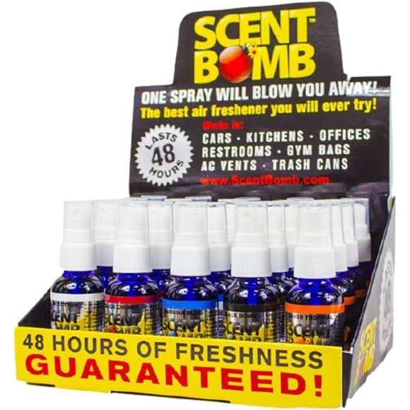 Scent Bomb Other - Products Scent Bomb Air Freshener Display Case with 5 Assorted Fragrance 20 Pack